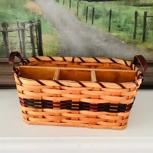 Handmade Cutlery paper products Picnic Basket organizer Heavy Duty entertaining